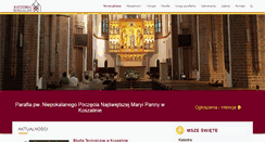 Desktop Screenshot of katedrakoszalin.pl